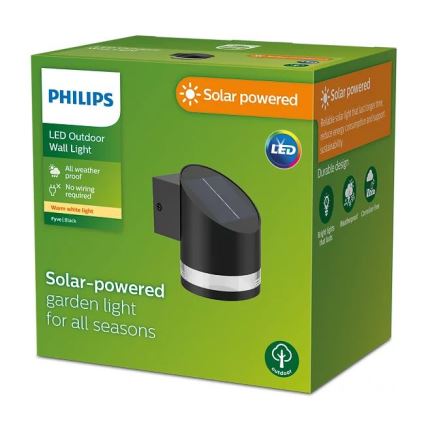 Philips - LED Solarna lampa ścienna FYCE LED/1,5W/3,7V 1200 mAh IP44