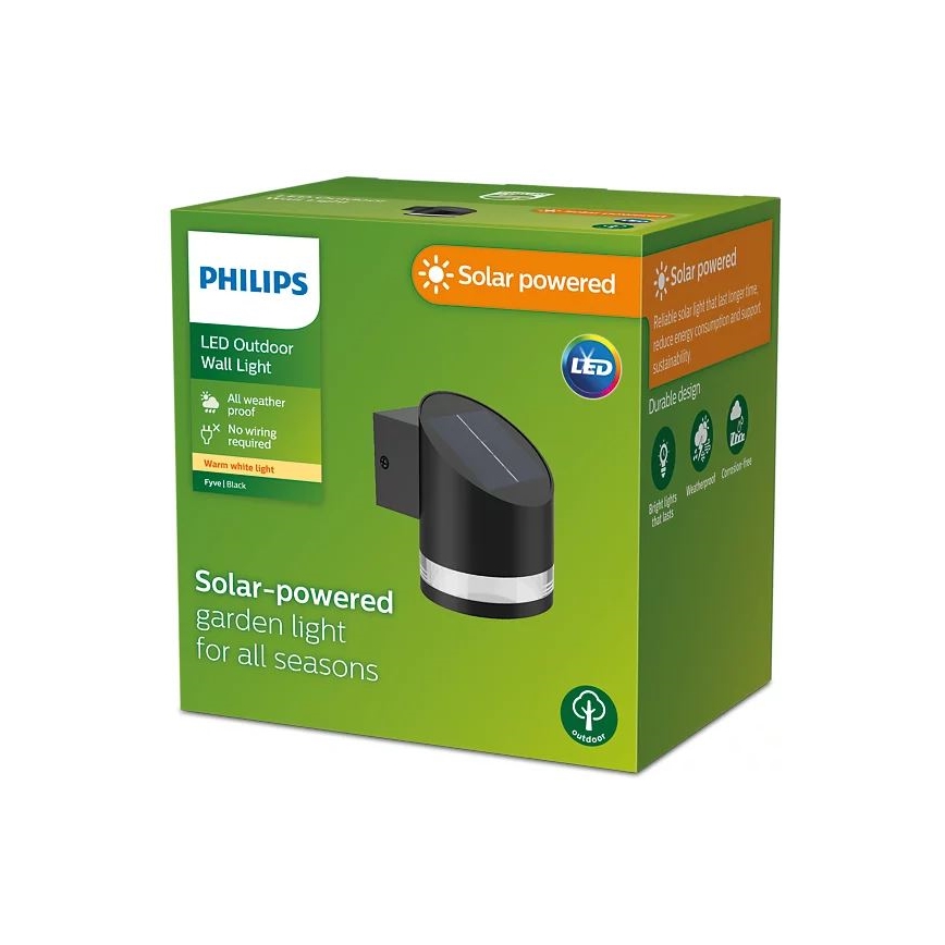 Philips - LED Solarna lampa ścienna FYCE LED/1,5W/3,7V 1200 mAh IP44