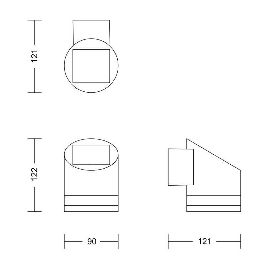 Philips - LED Solarna lampa ścienna FYCE LED/1,5W/3,7V 1200 mAh IP44
