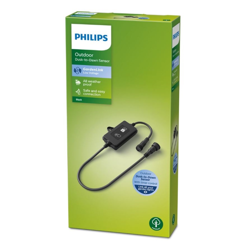Philips - Zewnętrzny czujnik zmierzchu z timerem IP44