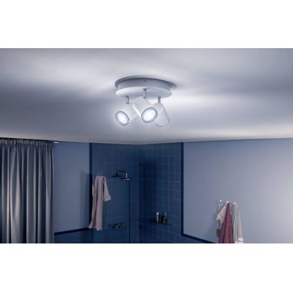 Philips - LED regulowane oświetlenie łazienkowe Hue ADORE 3xGU10/5W/230V IP44 + pilot zdalnego sterowania