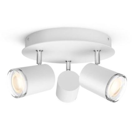 Philips - LED regulowane oświetlenie łazienkowe Hue ADORE 3xGU10/5W/230V IP44 + pilot zdalnego sterowania