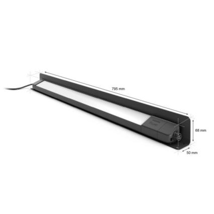 Philips - LED RGBW ściemnialna lampa zewnętrzna Hue White and Color Ambiance LED/20W/24V IP65