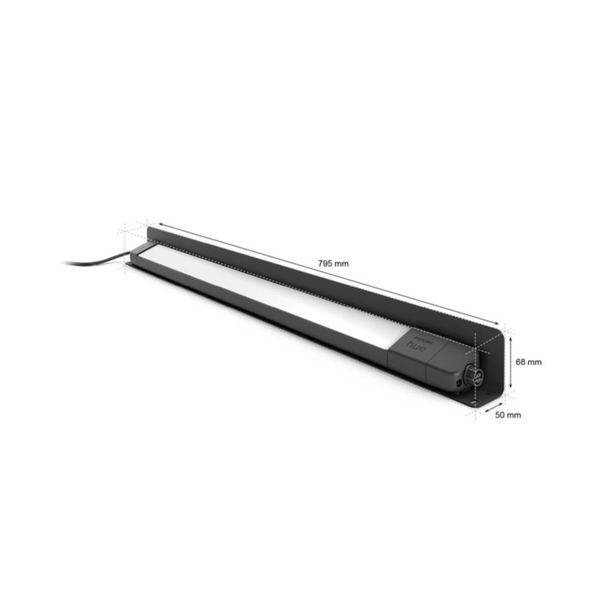 Philips - LED RGBW ściemnialna lampa zewnętrzna Hue White and Color Ambiance LED/20W/24V IP65