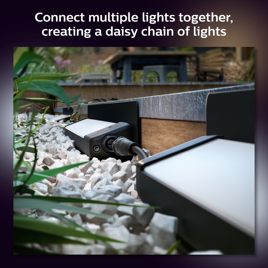 Philips - LED RGBW ściemnialna lampa zewnętrzna Hue White and Color Ambiance LED/20W/24V IP65