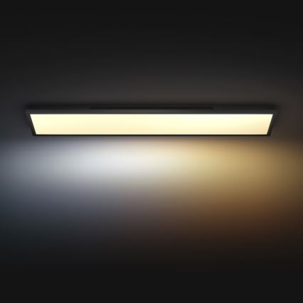 Philips - LED regulowane oświetlenie sufitowe Hue AURELLE LED/39W/230V 2200-6500K 120x30 cm czarne