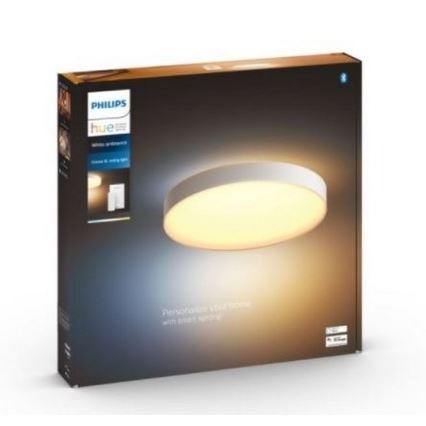 Philips - LED regulowane oświetlenie sufitowe Hue LED/48W/230V 2200-6500K śr. 551 mm białe + pilot zdalnego sterowania