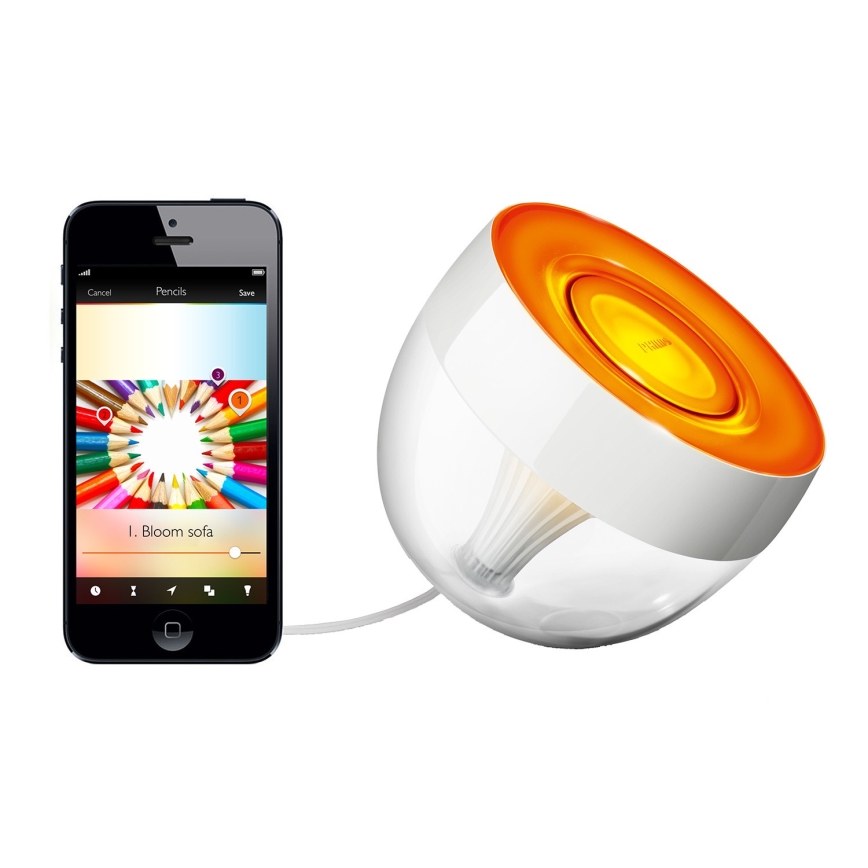 Philips - LED RGB Regulowana lampa stołowa Hue IRIS LED/8,2W/230V 2000-6500K biała