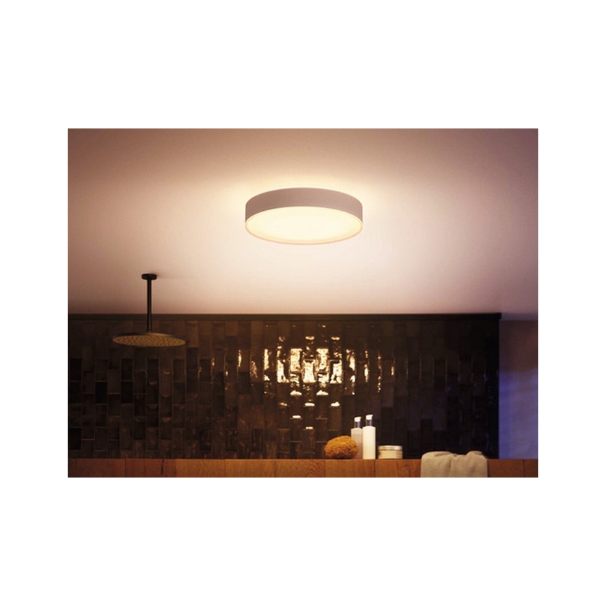 Philips - LED regulowane oświetlenie łazienkowe Hue DEVERE LED/33,5W/230V IP44 śr. 425 mm 2200-6500K + pilot zdalnego sterowania