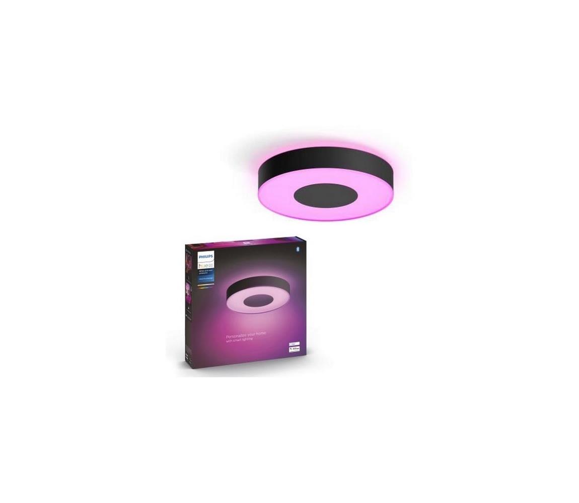 Philips Hue LED 33,5W 230V RGB ściemniane plafon czarny pr. 381 mm