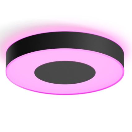 Philips - LED RGB ściemnialna oprawa sufitowa Hue INFUSE LED/52,5W/230V 2000-6500K śr. 425 mm czarna
