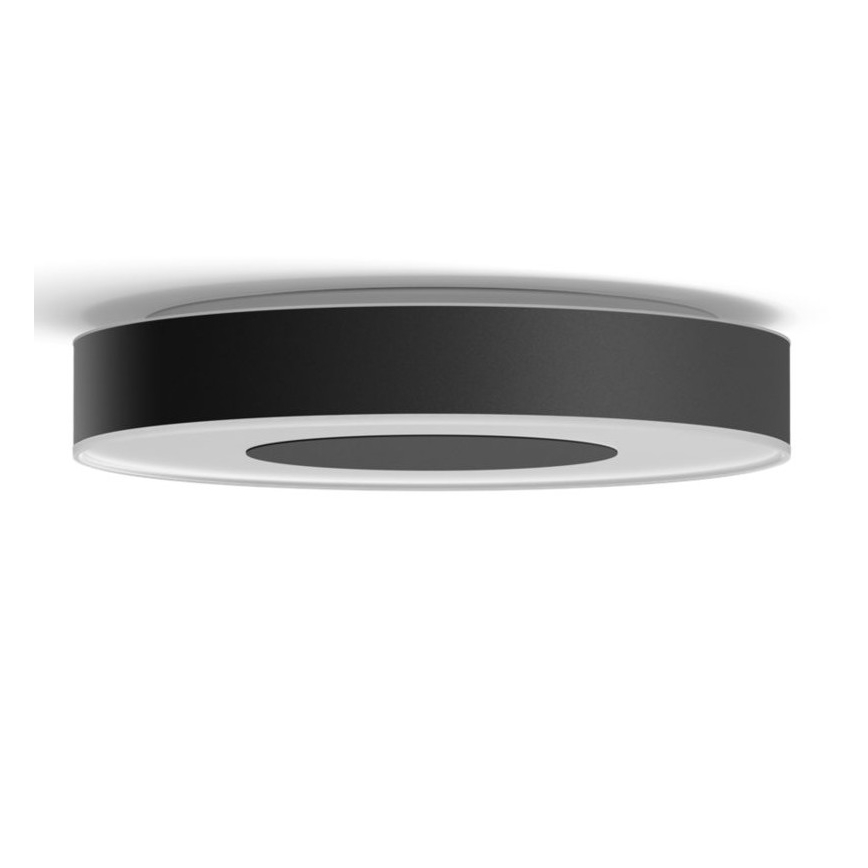 Philips - LED RGB ściemnialna oprawa sufitowa Hue INFUSE LED/52,5W/230V 2000-6500K śr. 425 mm czarna