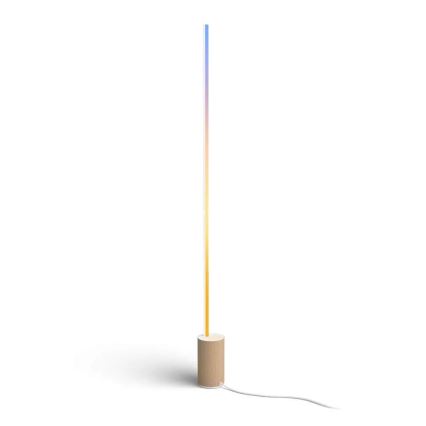 Philips - LED RGBW Regulowana lampa stojąca Hue SIGNE LED/29W/230V 2000-6500K beżowa
