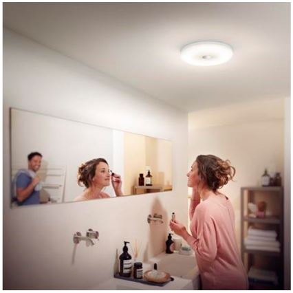 Philips - LED ściemnialna lampa łazienkowa Hue STRUANA LED/25W/230V IP44 + pilot zdalnego sterowania
