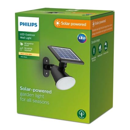 Philips - LED Solarna lampa ścienna JIVIX LED/1,4W/3,7V 1800 mAh IP44