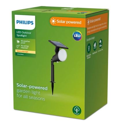 Philips - Solarna lampa punktowa LED JIVIX LED/1,4W/3,7V 1800 mAh IP44