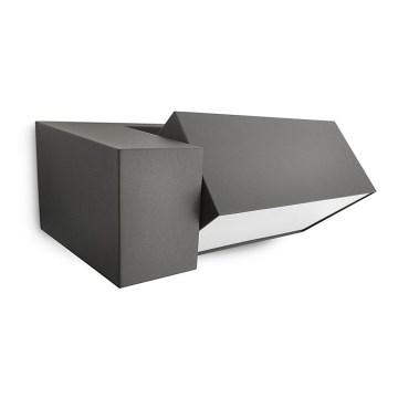 Philips - Kinkiet zewnętrzny 1xE27/23W/230V IP44 antracyt