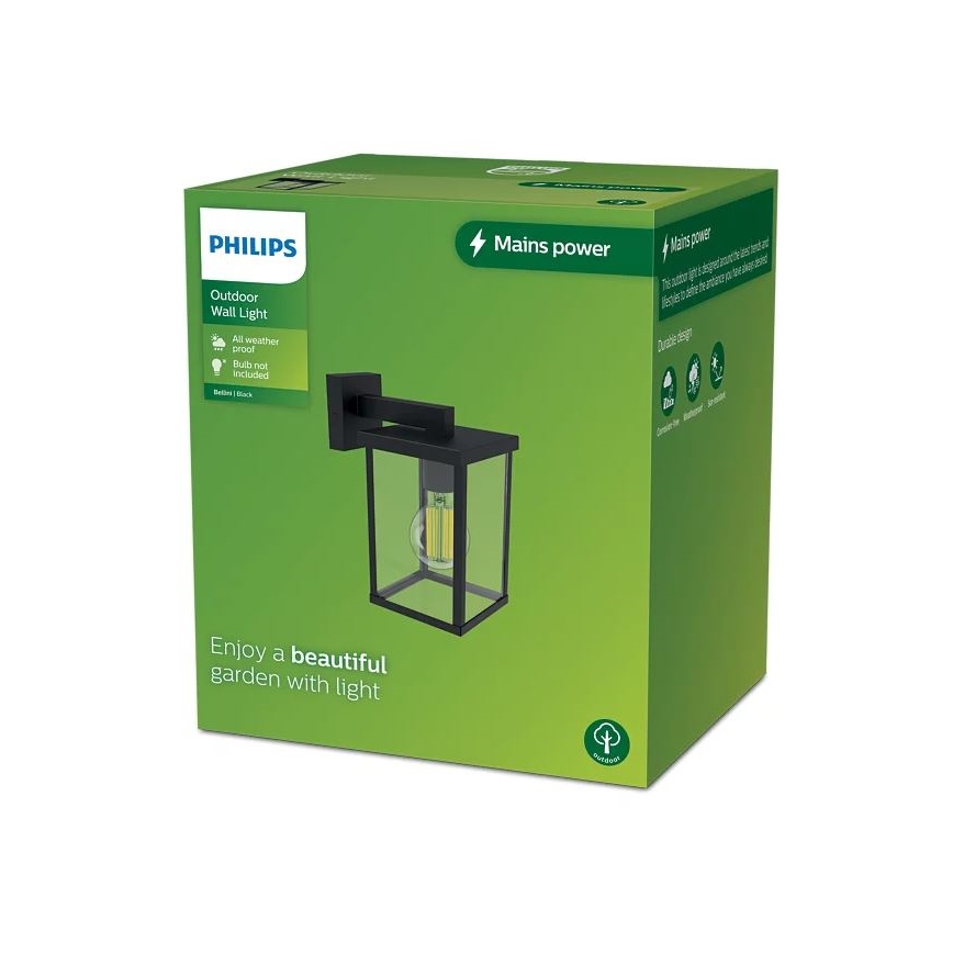 Philips - Kinkiet zewnętrzny BELLINI 1xE27/25W/230V IP44