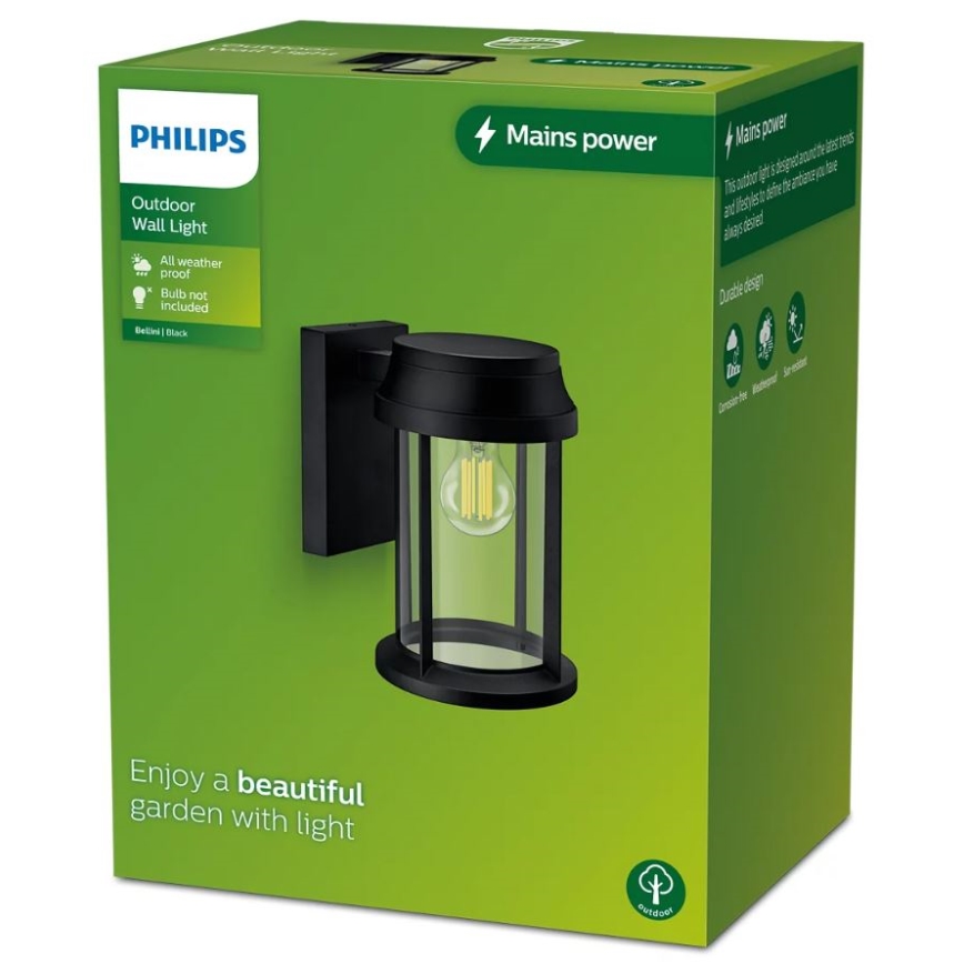 Philips - Kinkiet zewnętrzny BELLINI 1xE27/25W/230V IP44