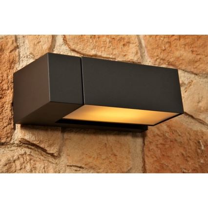 Philips - Kinkiet zewnętrzny 1xE27/23W/230V IP44 antracyt