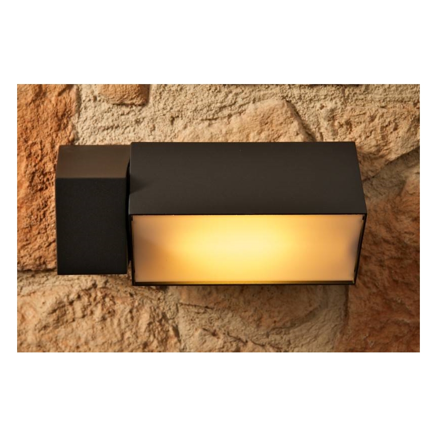 Philips - Kinkiet zewnętrzny 1xE27/23W/230V IP44 antracyt