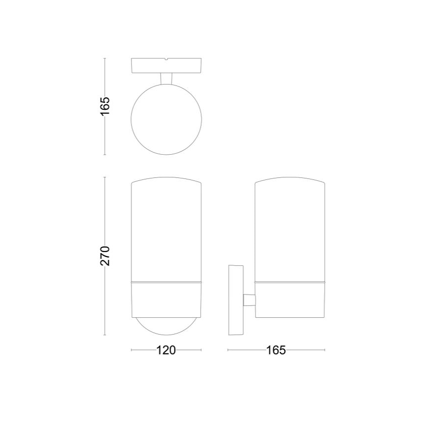 Philips - Kinkiet zewnętrzny FLAREON 1xE27/25W/230V IP44