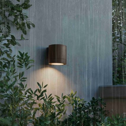 Philips - Kinkiet zewnętrzny FYLX 1xGU10/5W/230V brązowy IP44