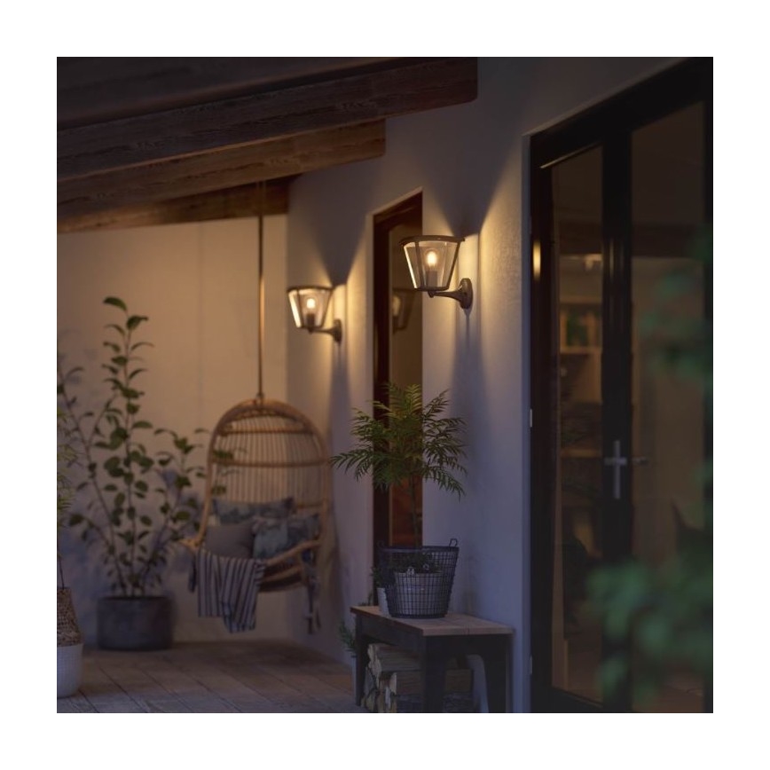 Philips - Ściemniany kinkiet zewnętrzny Hue INARA 1xE27/7W/230V Wi-Fi IP44