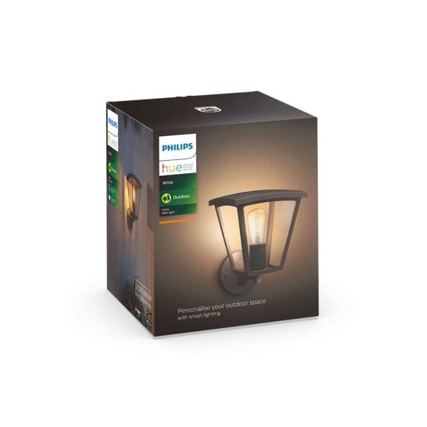 Philips - Ściemniany kinkiet zewnętrzny Hue INARA 1xE27/7W/230V Wi-Fi IP44