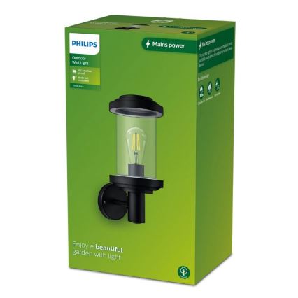 Philips - Kinkiet zewnętrzny LISTRA 1xE27/25W/230V IP44