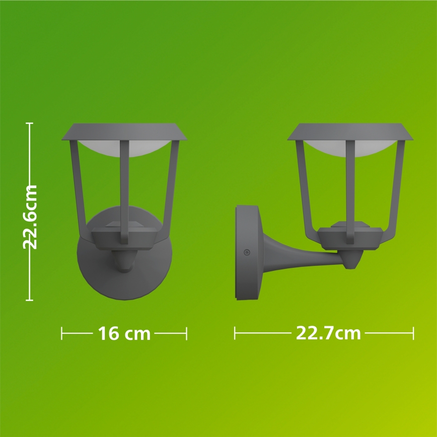 Philips - Kinkiet zewnętrzny NUVY LED/4,3W/230V 2700K IP44