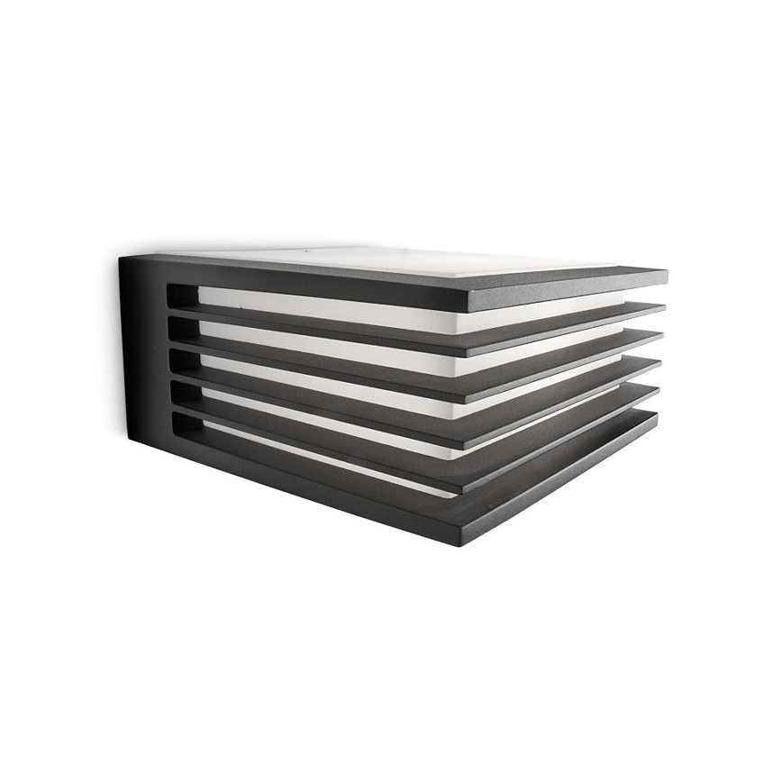 Philips - Kinkiet zewnętrzny 1xE27/15W/230V IP44 antracyt