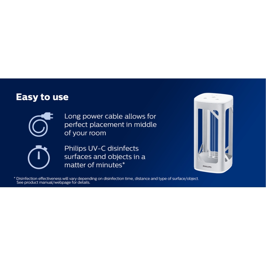 Philips - Lampa dezynfekcyjna germicydowa z czujnikiem UV-C/24W/230V