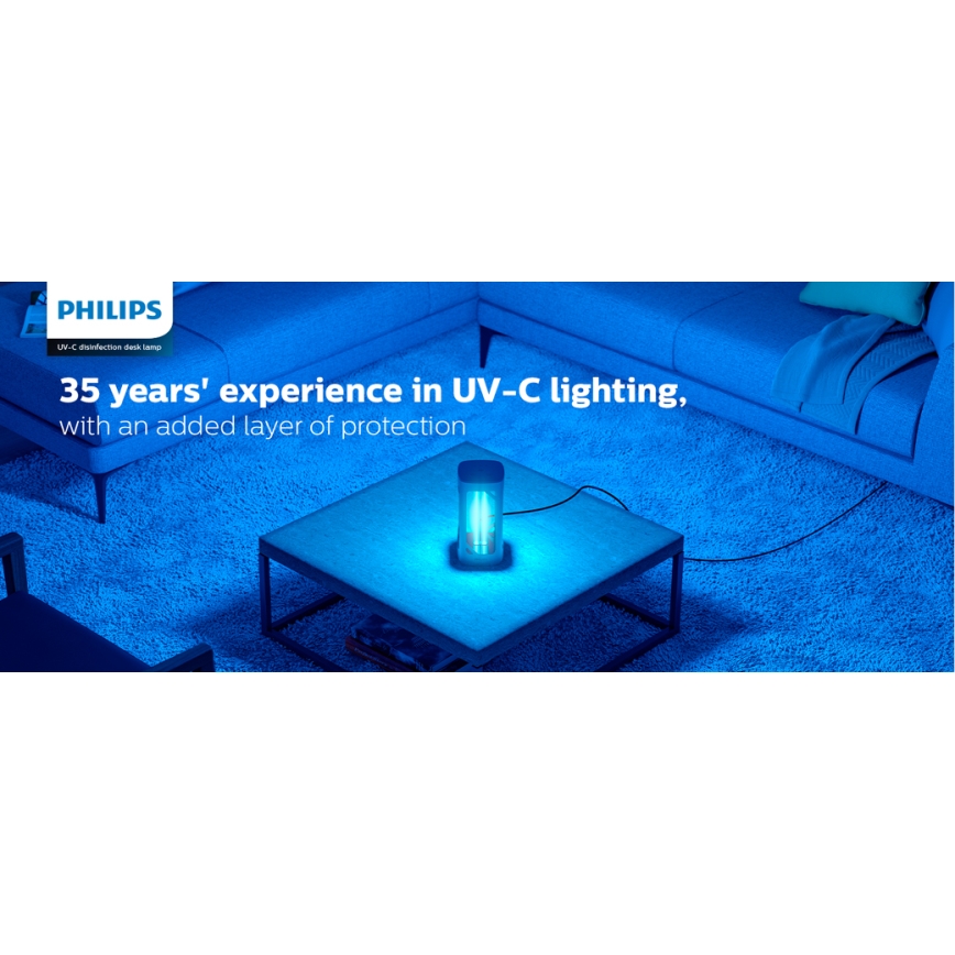 Philips - Lampa dezynfekcyjna germicydowa z czujnikiem UV-C/24W/230V