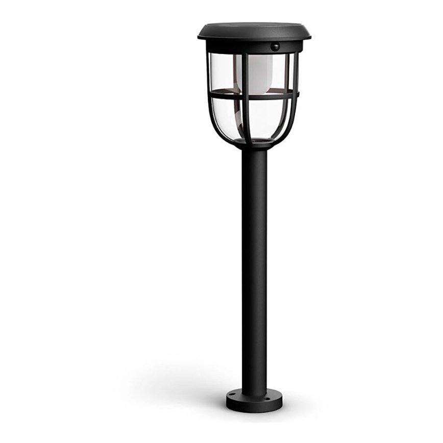Philips - Lampa solarna LED z czujnikiem ruchu i zmierzchu RADII LED/1,3W/3,7V 2000 mAh 3000K IP44
