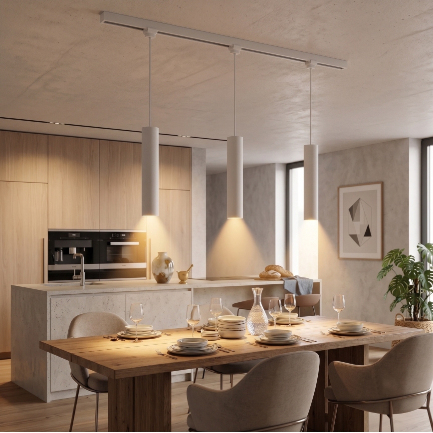 Philips - Lampa wisząca na linkach do systemu szynowego EASYLINK 3xGU10/7W/230V 1m biały