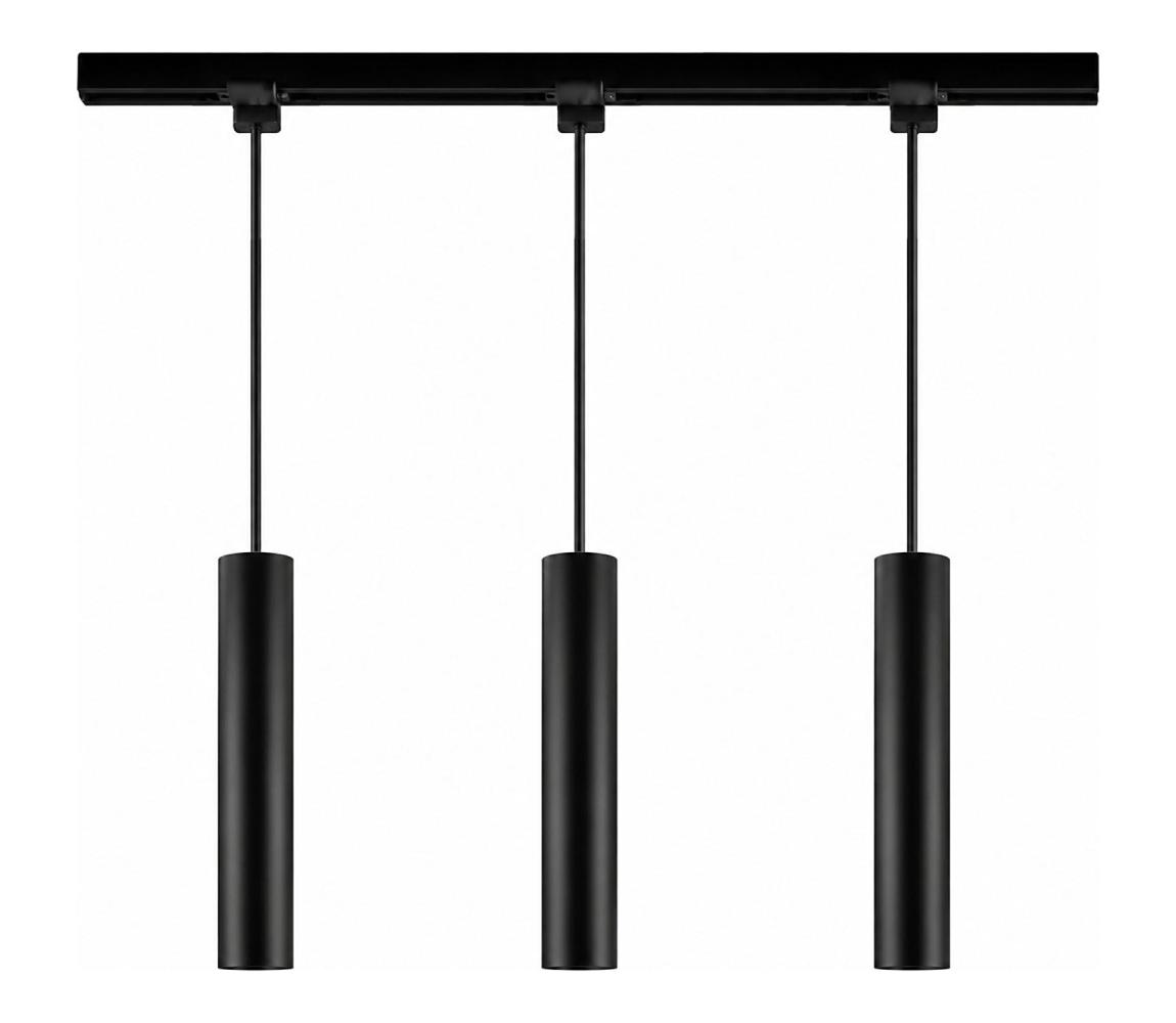 Philips - Lampa wisząca na linkach w systemie szynowym EASYLINK 3xGU10/7W/230V 157 cm czarna