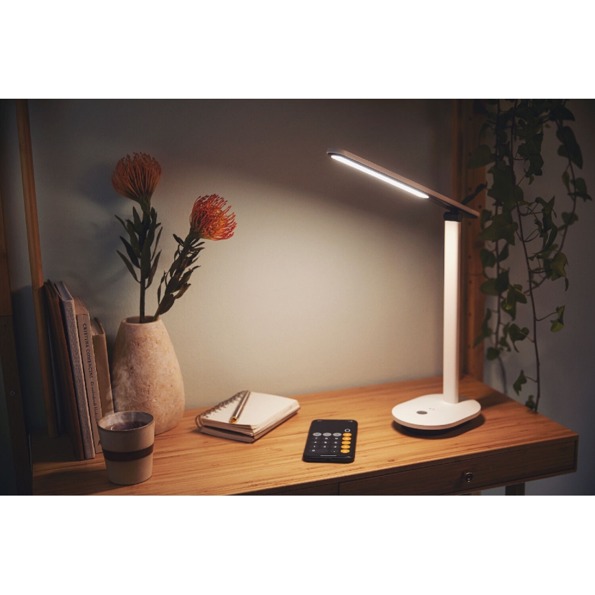 Philips - LED Ściemnialna dotykowa lampa stołowa IVORY LED/5W/5V 3000 mAh 2700/3600/5000K CRI 90