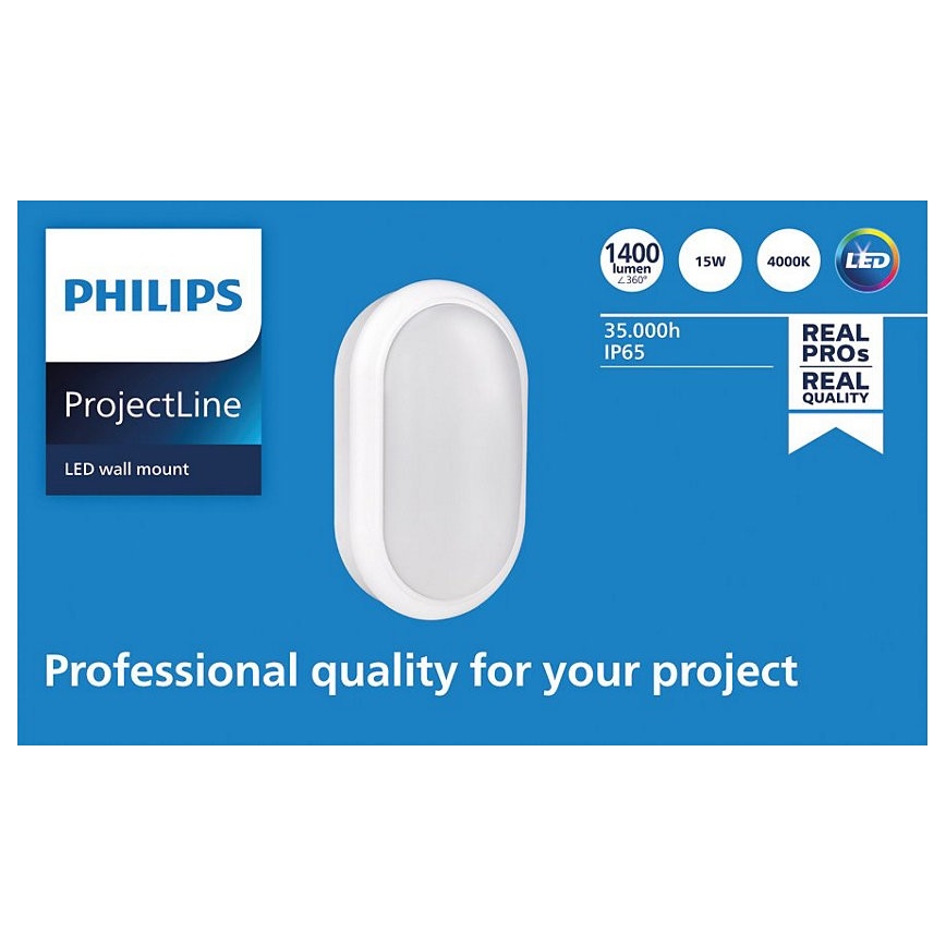 Philips - LED Kinkiet PROJECTLINE LED/15W/230V IP65