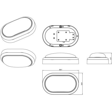 Philips - LED Kinkiet PROJECTLINE LED/15W/230V IP65