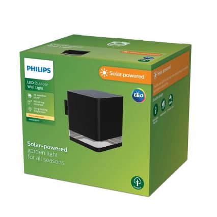 Philips - LED Kinkiet solarny VIRONA LED/1,8W/3,7V 2700K IP44