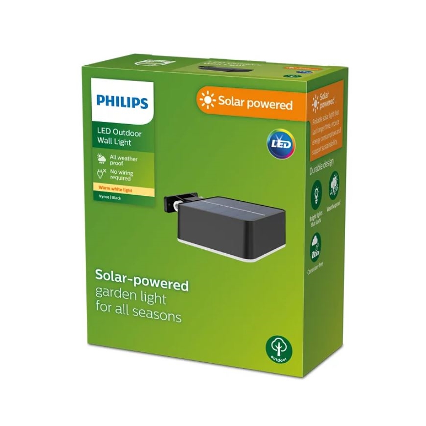 Philips - LED Kinkiet solarny VYNCE LED/1,5W/3,7V 1500 mAh IP44