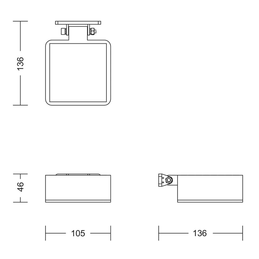 Philips - LED Kinkiet solarny VYNCE LED/1,5W/3,7V 1500 mAh IP44