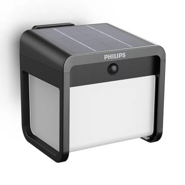 Philips - LED Kinkiet solarny z czujnikiem EZRA LED/1,8W/3,7V 3000K IP44