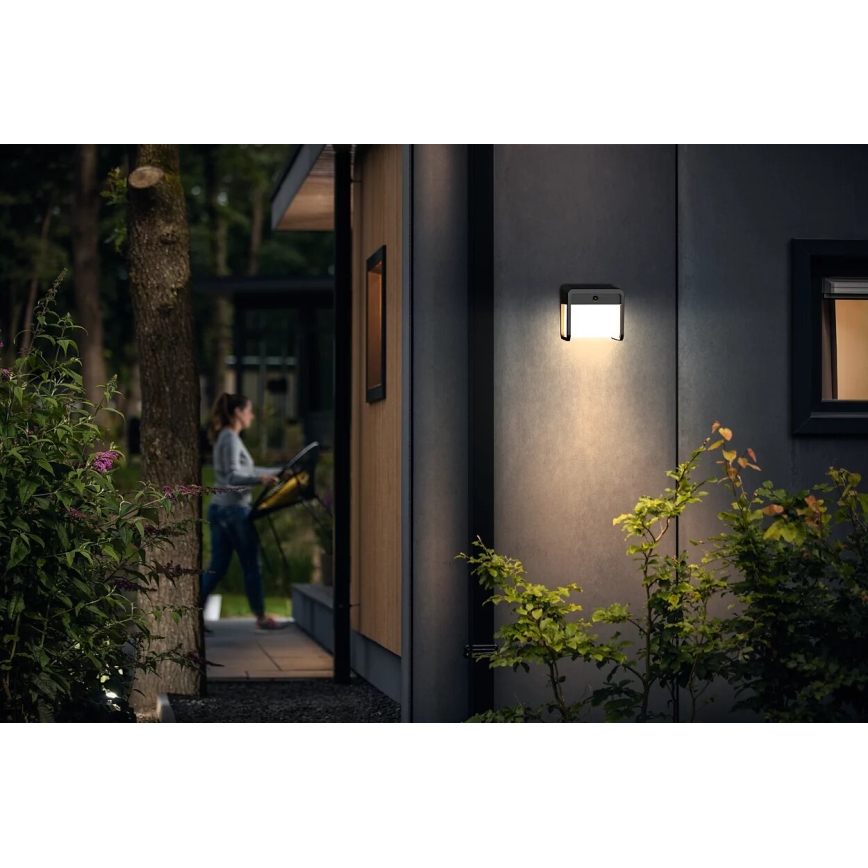 Philips - LED Kinkiet solarny z czujnikiem EZRA LED/1,8W/3,7V 3000K IP44