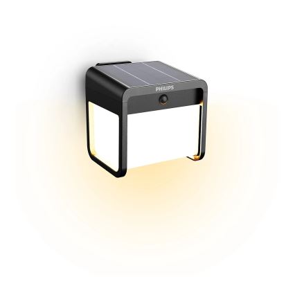 Philips - LED Kinkiet solarny z czujnikiem EZRA LED/1,8W/3,7V 3000K IP44
