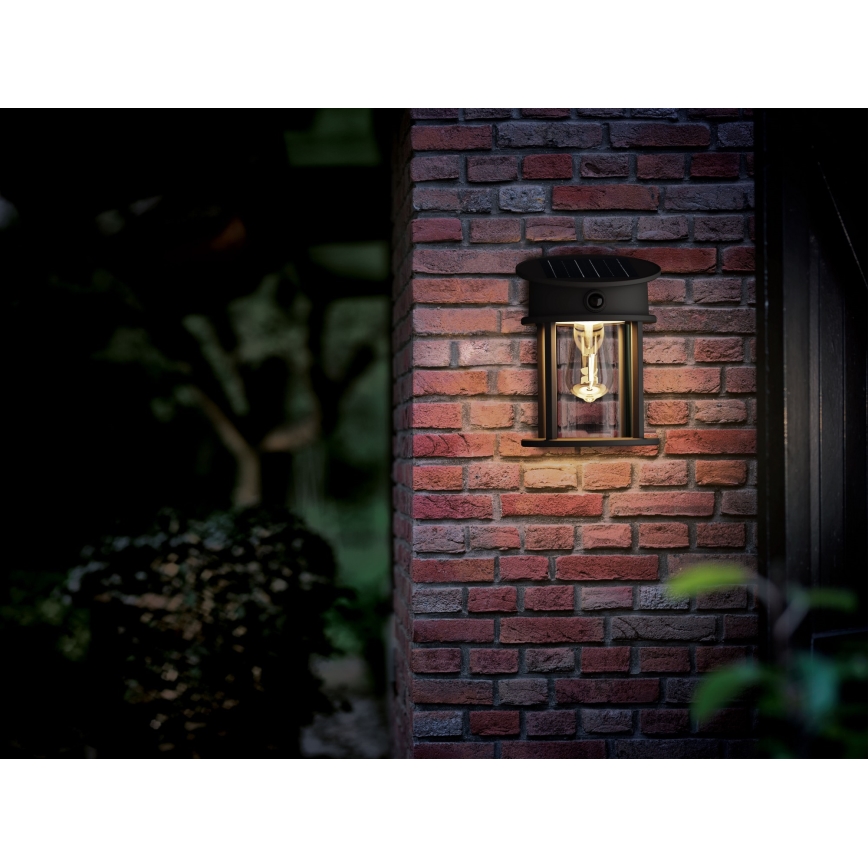 Philips - LED Kinkiet solarny z czujnikiem GERI LED/3,2W/3,7V 2700K IP44