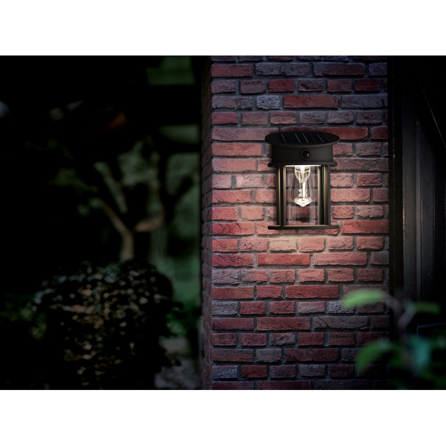 Philips - LED Kinkiet solarny z czujnikiem GERI LED/3,2W/3,7V 4000K IP44