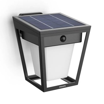 Philips - LED Kinkiet solarny z czujnikiem NISSA LED/1,8W/3,7V 3000K IP44