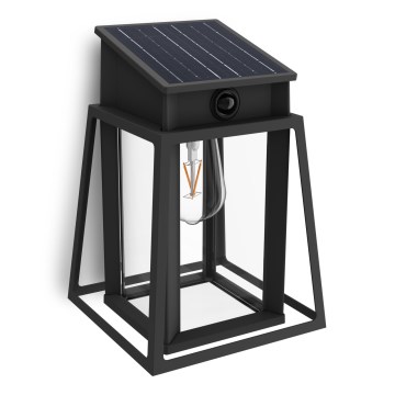 Philips - LED Kinkiet solarny z czujnikiem ruchu i zmierzchu LYSIN LED/3,2W/3,7V 2600 mAh 2700K IP44
